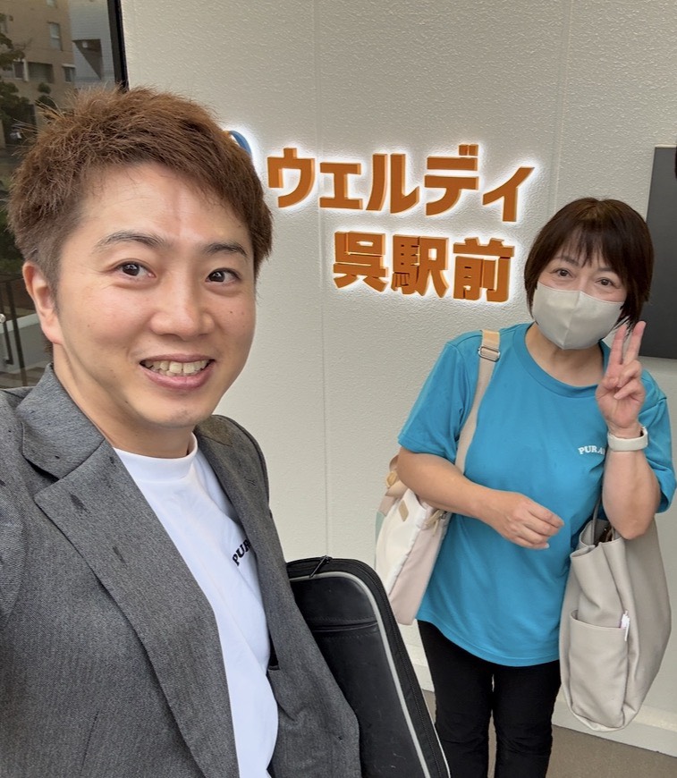 ナーシングホーム ウェルディ呉駅前で撮影した支援訪問時の写真