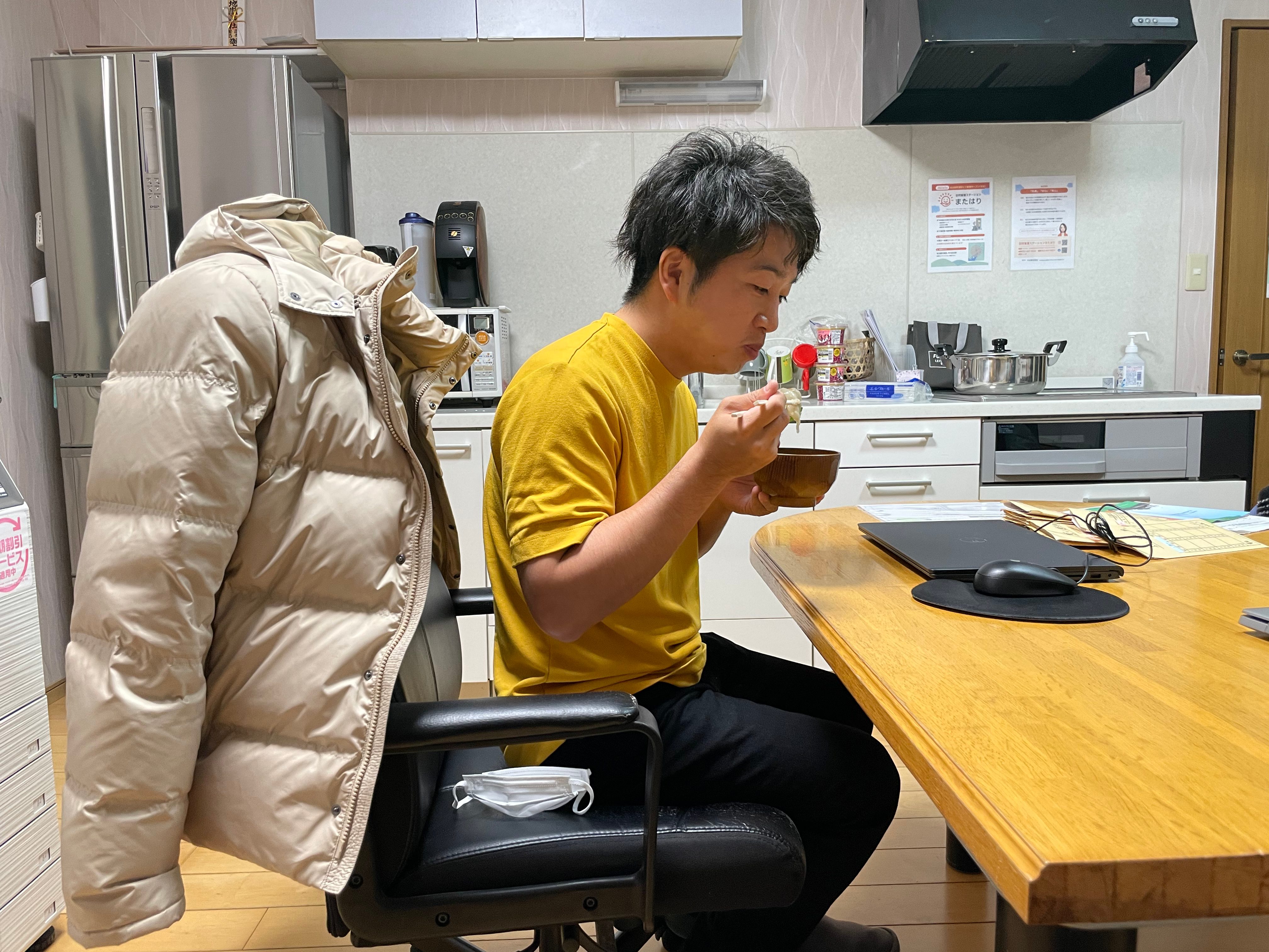 お雑煮をみんなで食べました🎉